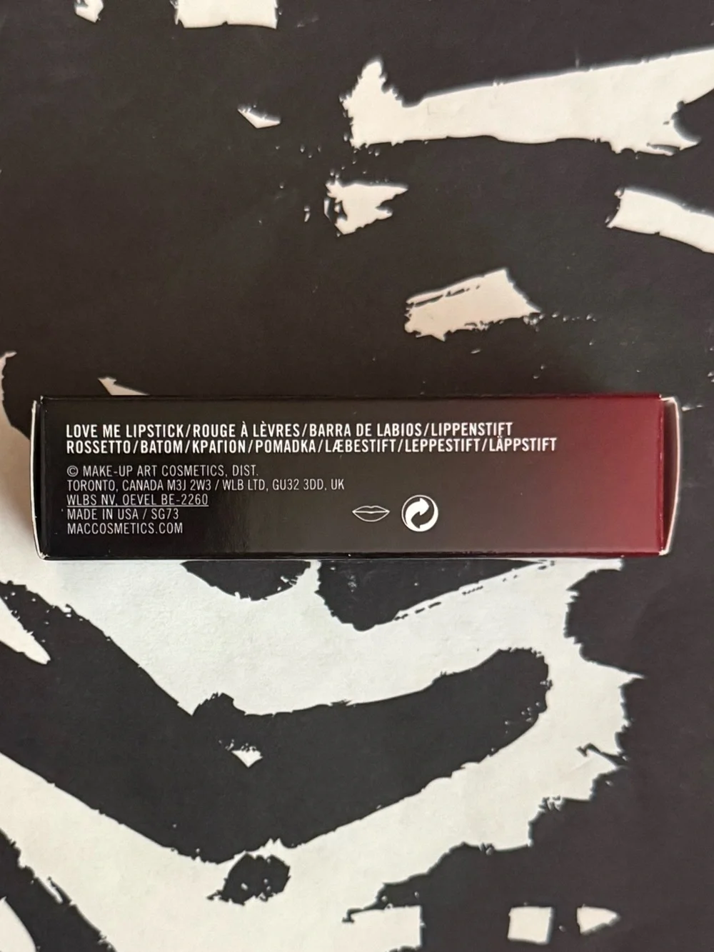 MAC Cosmetics Limited Edition Love Me Lipstick in E for Effortless, 0.1 oz / 3 g